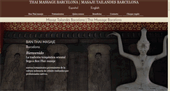 Desktop Screenshot of banthaimasaje.com